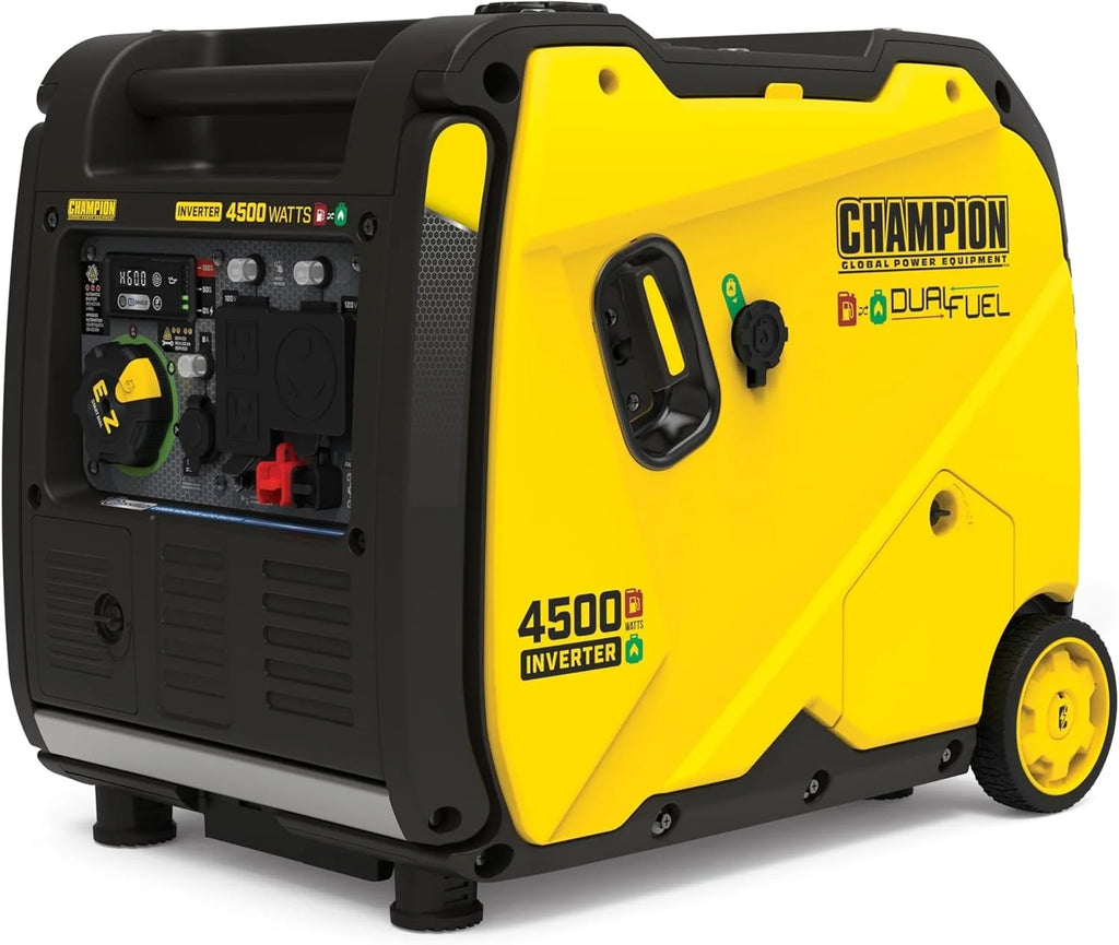 Champion 4,500-Watt Portable Dual Fuel Inverters Generators 200991
