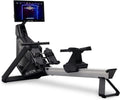 Aviron Strong Series Rower: 22″ HD Touchscreen, Dual Air &amp; Magnetic Resistances up to 100 lbs. Game-Based Workouts, Streaming, Compact Designs