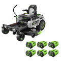 EGO Power+ Z6 ZT5207L 52 in. 56 V Battery Zero Turn Ridings Mower Kits (Battery &amp; Charger) W/ SIX 12.0 AH BATTERIES