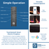 The Sideline 28 Inch Recessed Smart Electric Fireplace 80028 feature graphic 1
