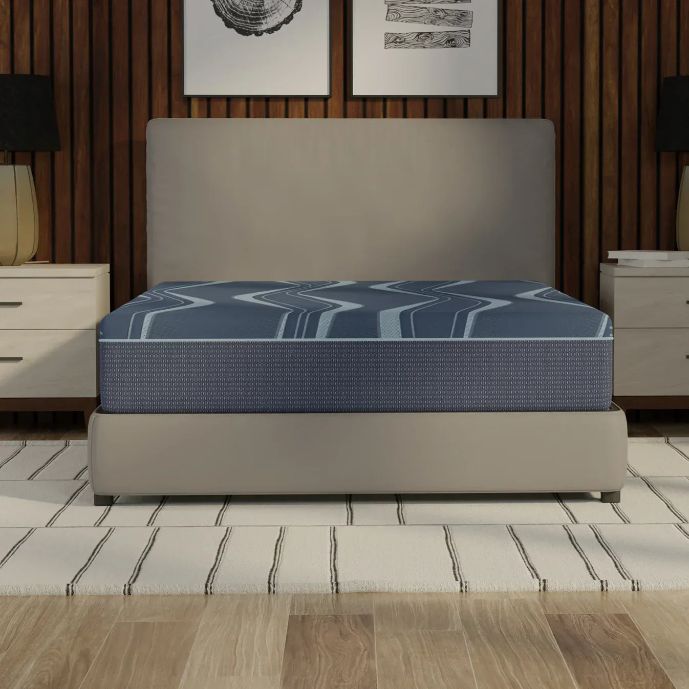 Bedplanet 12” ActiveAlign Copper Gel Mattress – Zoned Support & Sports Recovery