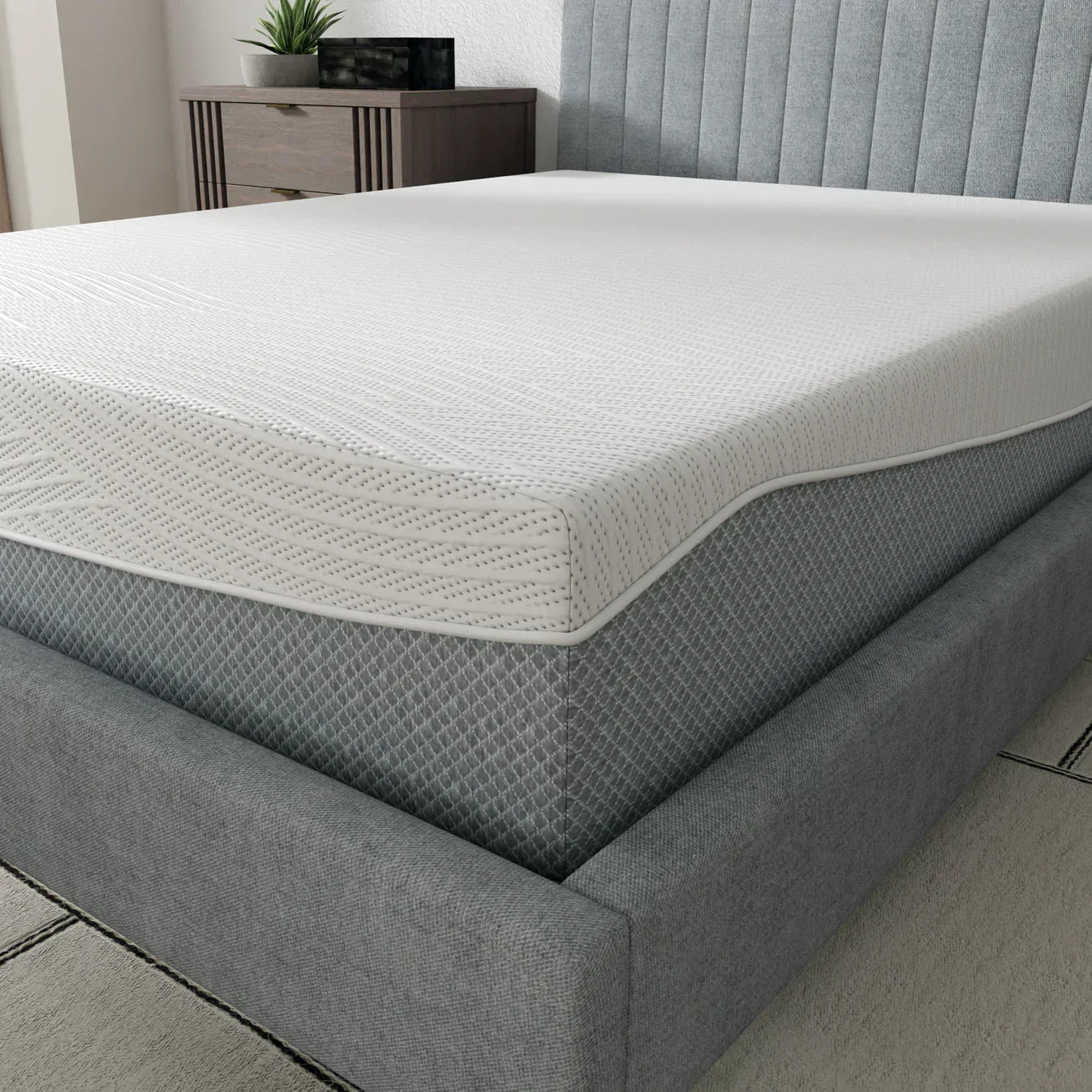 Bedplanet 12” EcoCore Hybrid Mattress – Soy-Based Foam & Pocketed Coils