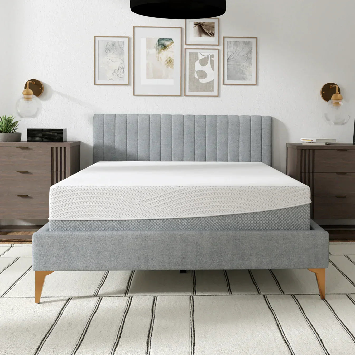 Bedplanet 12” EcoCore Hybrid Mattress – Soy-Based Foam & Pocketed Coils