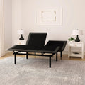 Rize Split Head Adjustable Bed Base - Dual Foot Positioning - 850 lb Capacity.