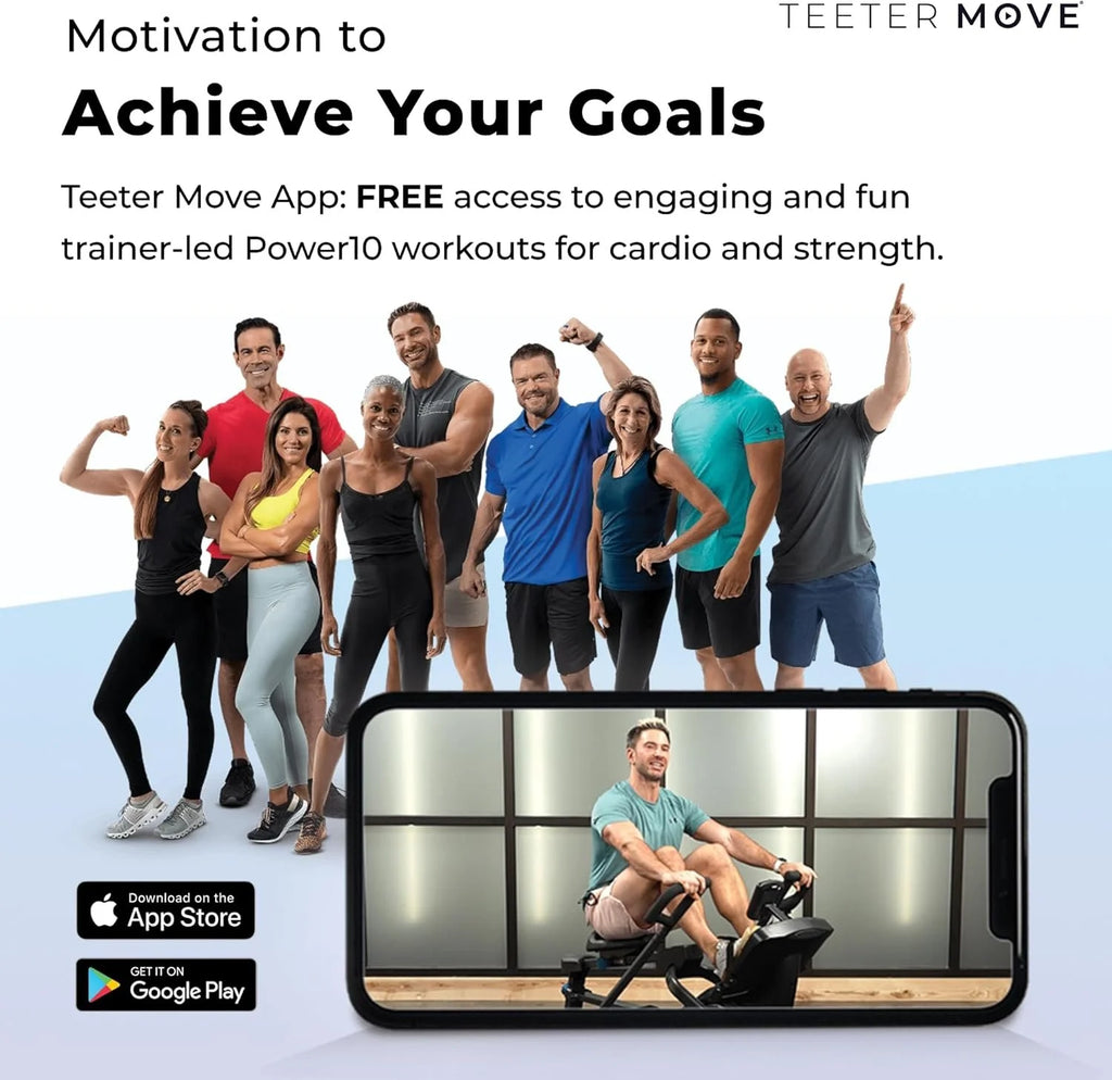 Teeter Power10 Elliptical Rowers.