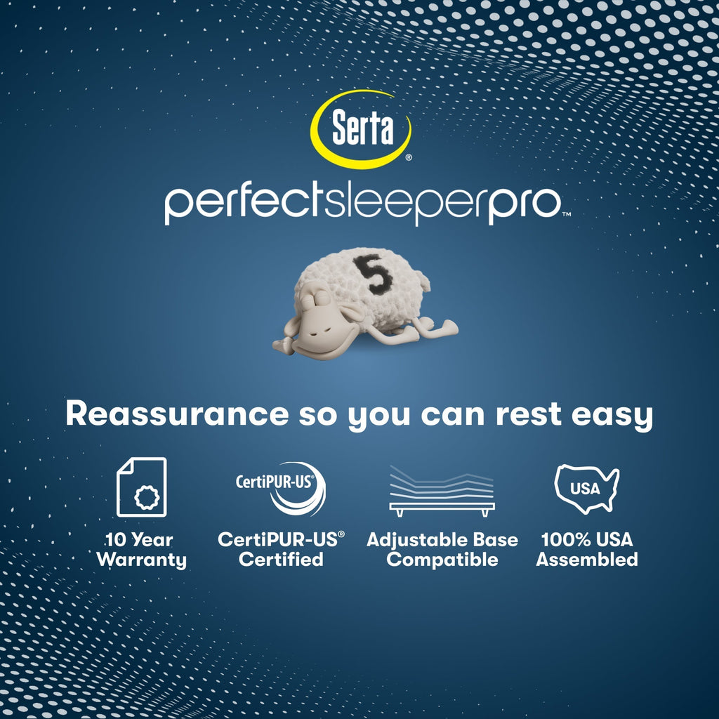 Serta Perfect Sleeper Pro Valais 15" Plush Pillow Top Mattress