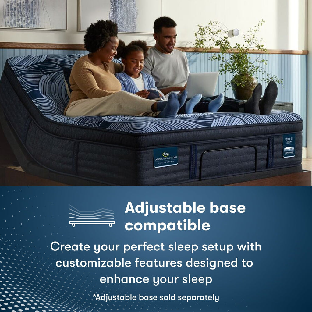 Serta Perfect Sleeper Pro Valais 15" Plush Pillow Top Mattress