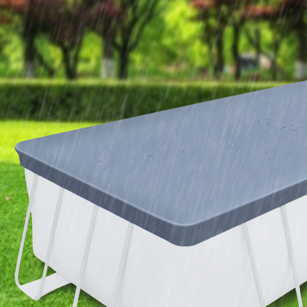 Funsicle 18' x 9' x 52" Oasis Rectangular Swimming Pool Set with 18' Cover image 8