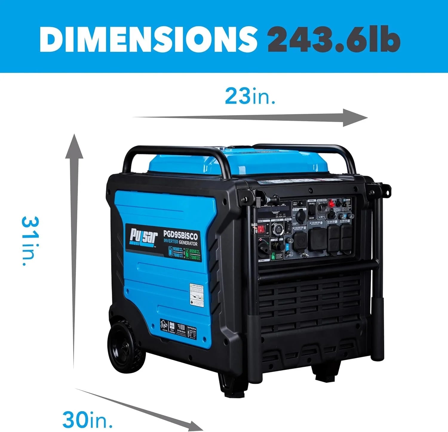 Pulsar PGD95BISCO Inverter Generators.