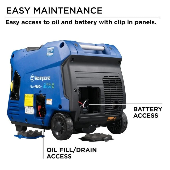 Westinghouse iGen4500 3700W/4500W Gas Inverter Generators.