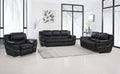 Hamilton Leather Seating Set – Black