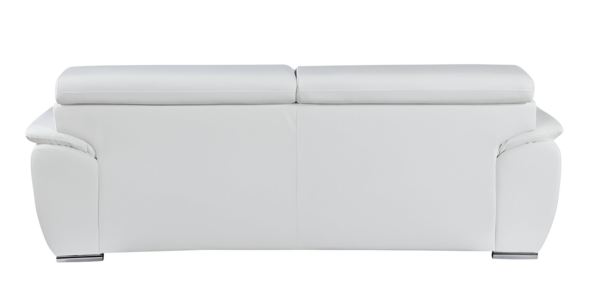 Sterling Leather Sofa – White