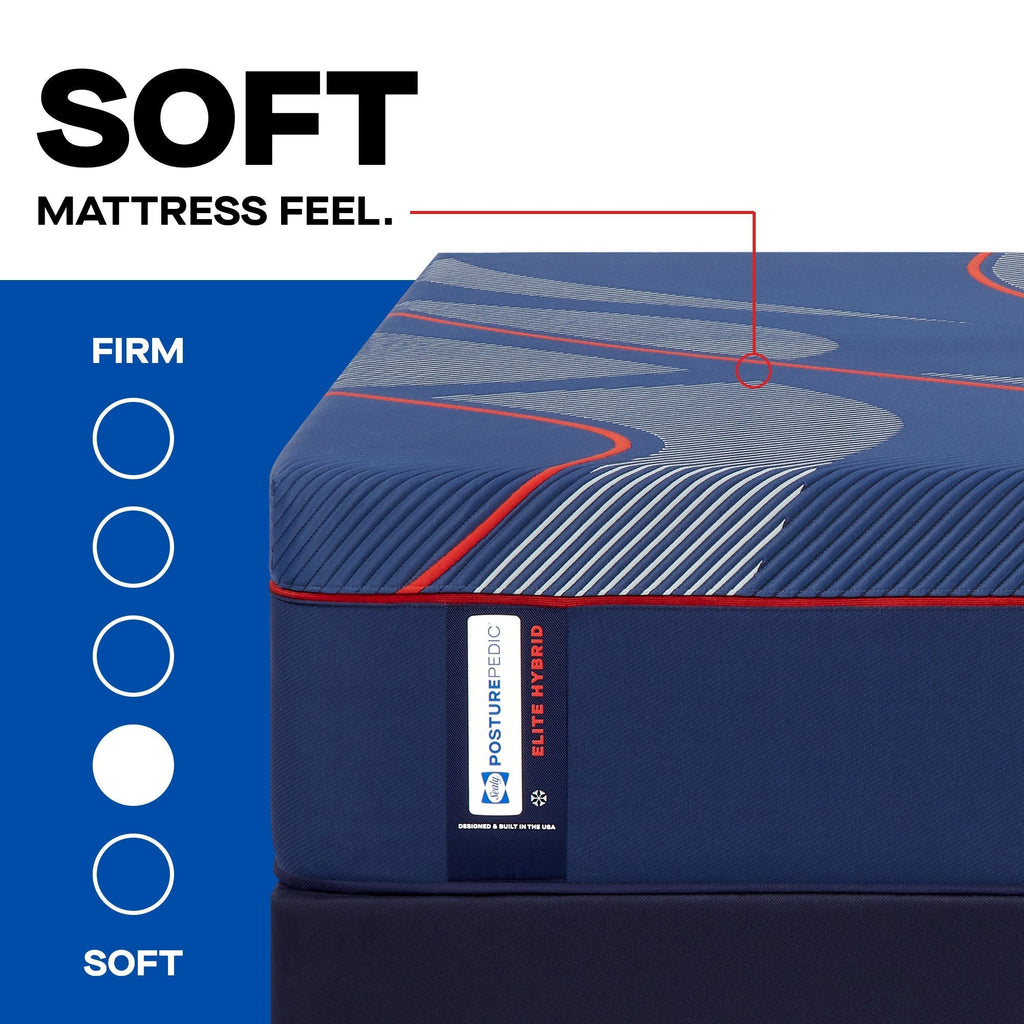 Sealy Posturepedic Elite Hybrid Brenham II 14" Soft Mattress
