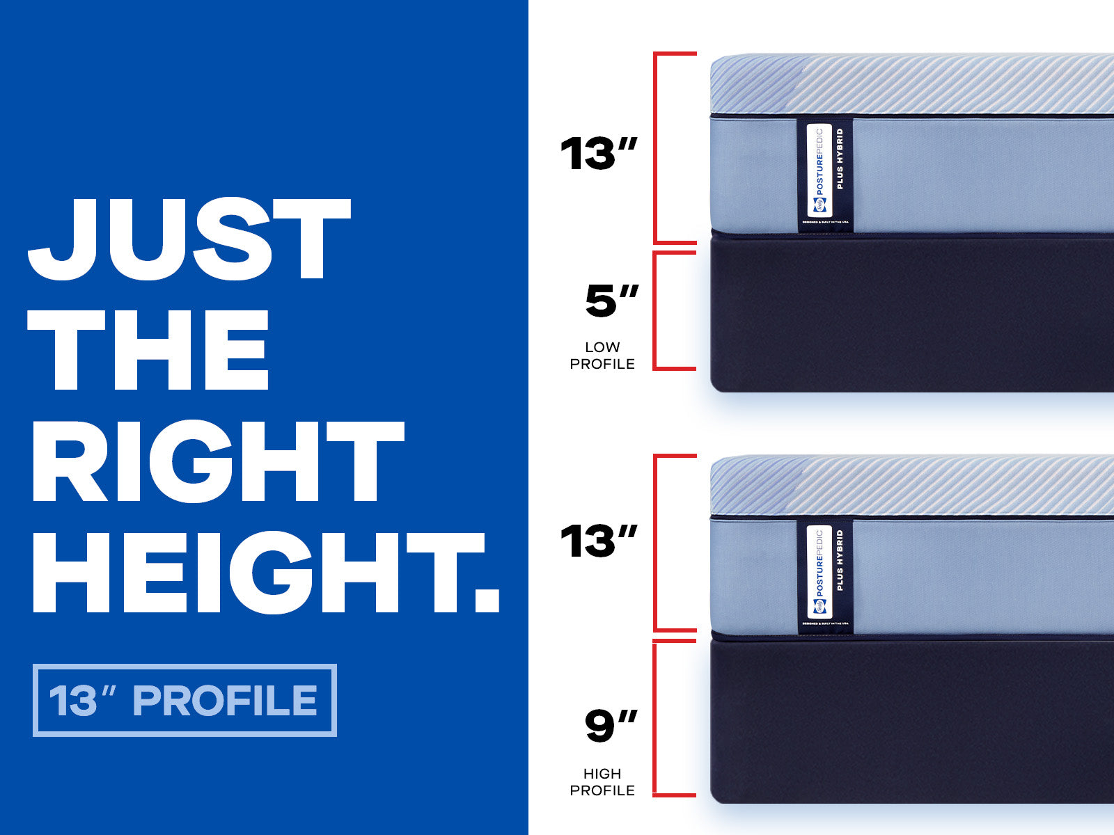 Sealy Posturepedic Plus Paterson II 13" Medium Hybrid Tight Top Mattress