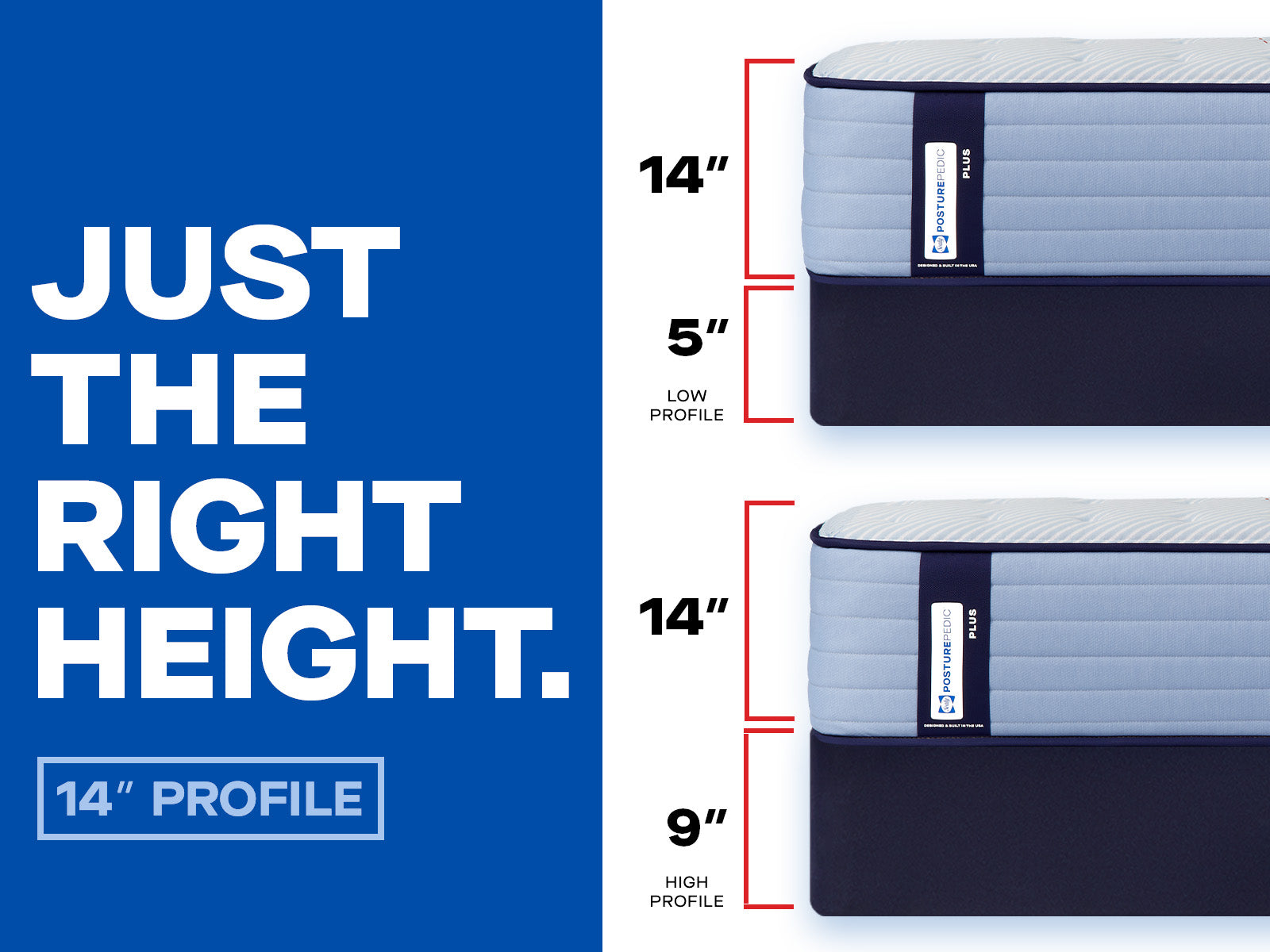 Sealy Posturepedic Plus Spring Paterson II 14" Medium Tight Top Mattress