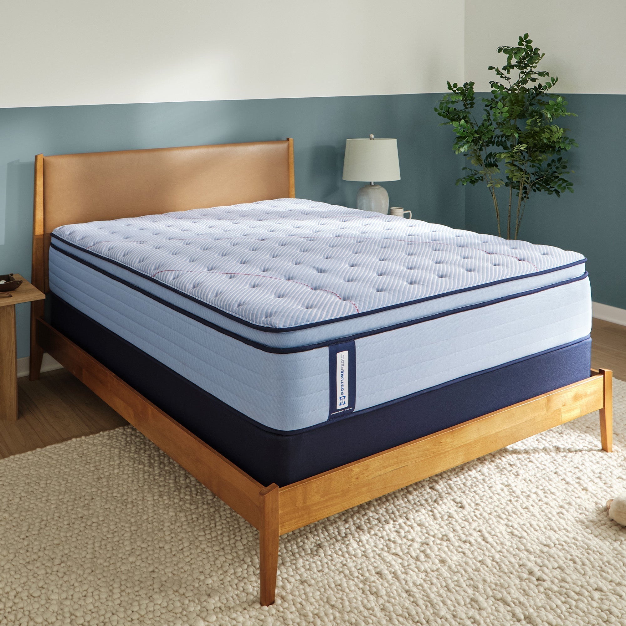 Sealy Posturepedic Spring Medina II 14" Medium Euro Pillowtop Mattress