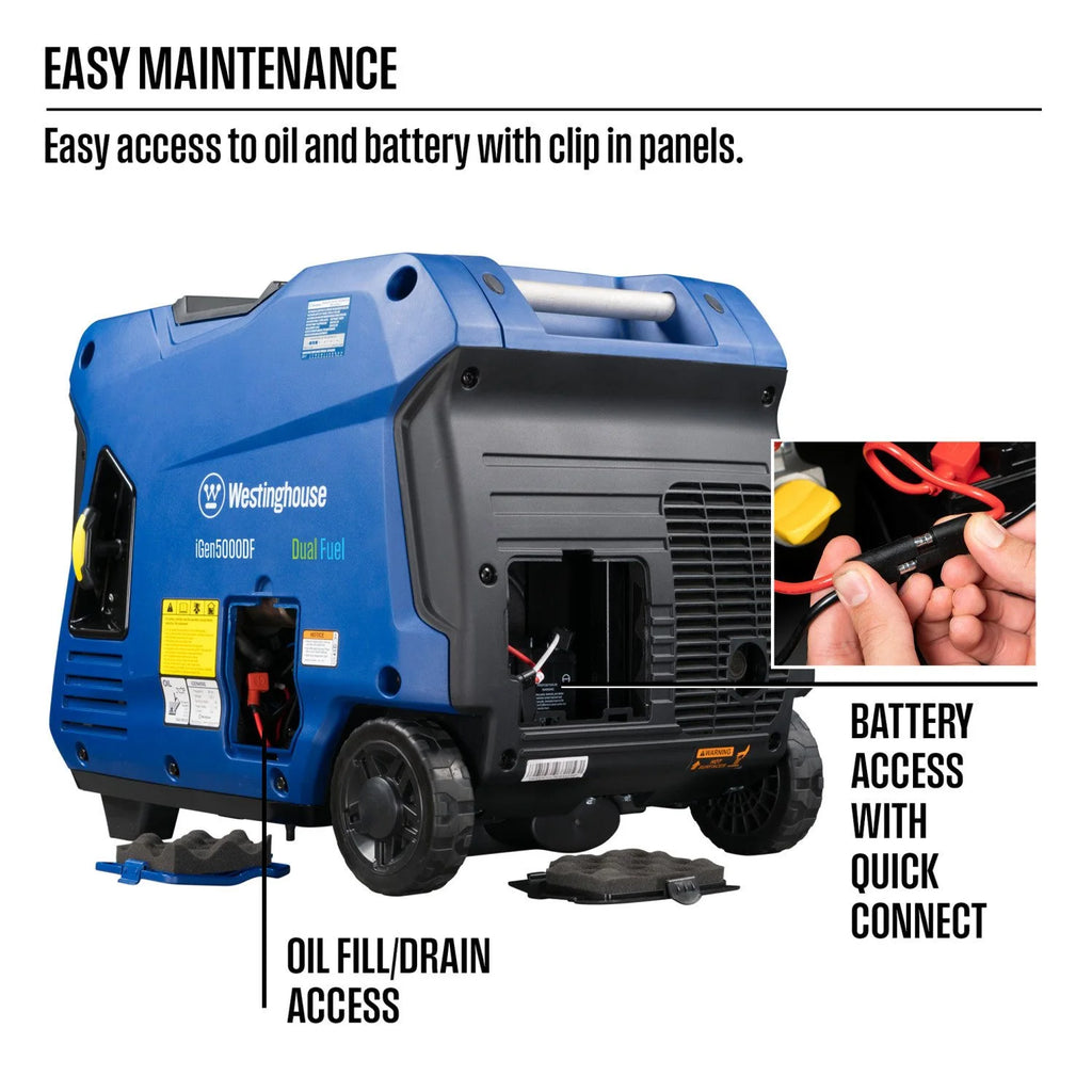 Westinghouse iGen5000DF 5000 Watt Portable Inverter Generators.