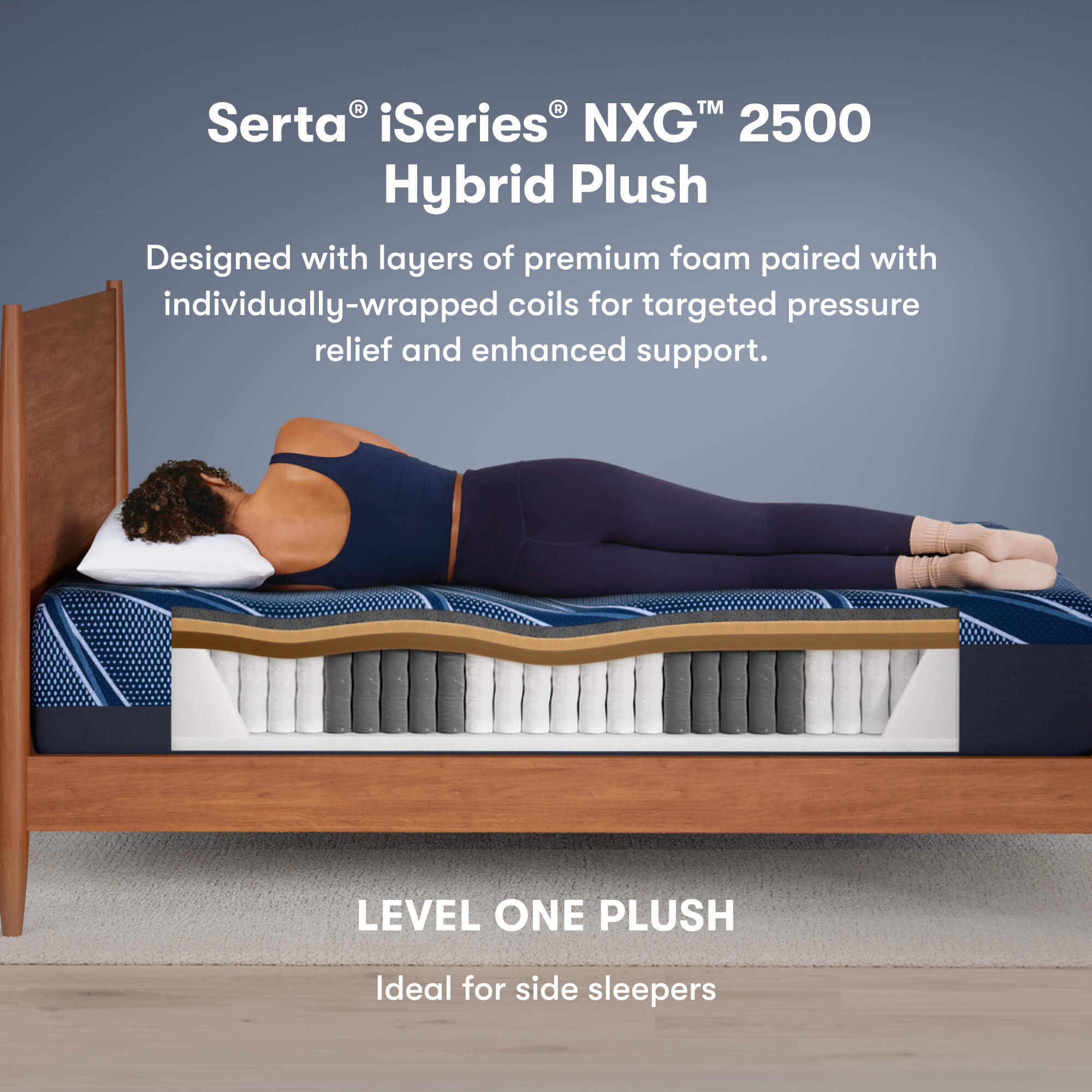 Serta iSeries NXG 2500 Plush Hybrid Mattress