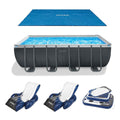 INTEX 18' x 9' x 53" Ultra XTR Frame Pool, Cover, Cooler, and Float (2 Pack) image 0