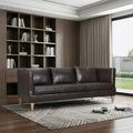 The Corvane – Dark Brown Leather Sofa