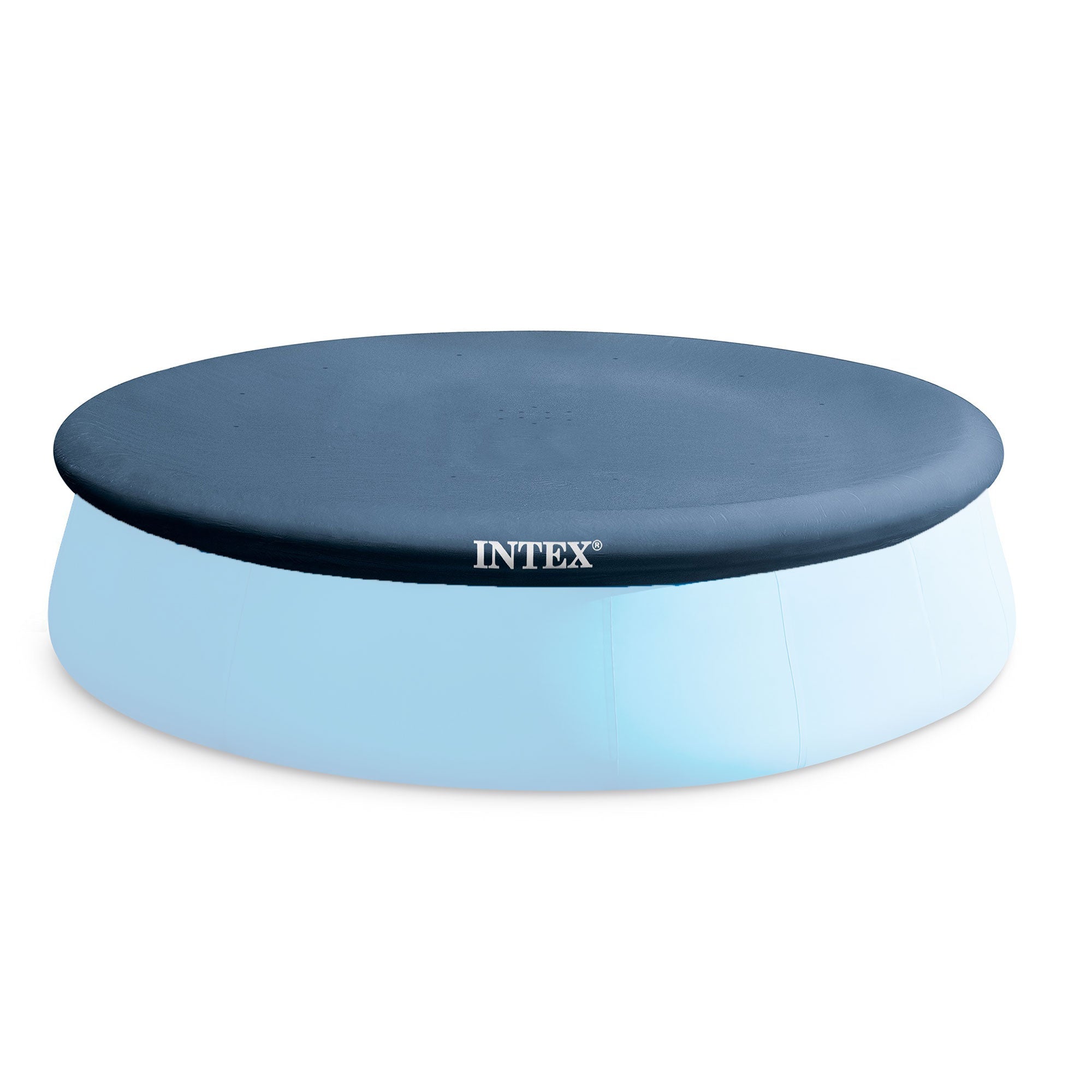 Intex 12' x 30" Metal Frame Round Swimming Pool w/ Filter Pump & 13' Pool Cover image 4