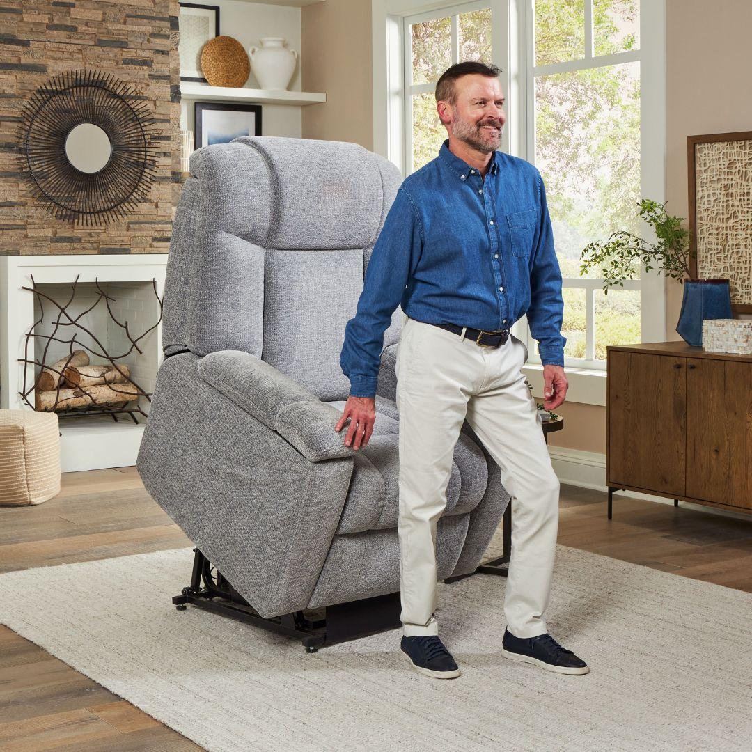 UltraComfort Venice UC477-LAR Large Power Lift Chair - Eclipse Tilt & Zero Gravity