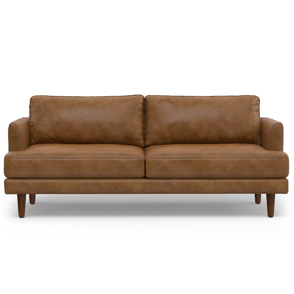 Lennox Leather Sofa – Brown