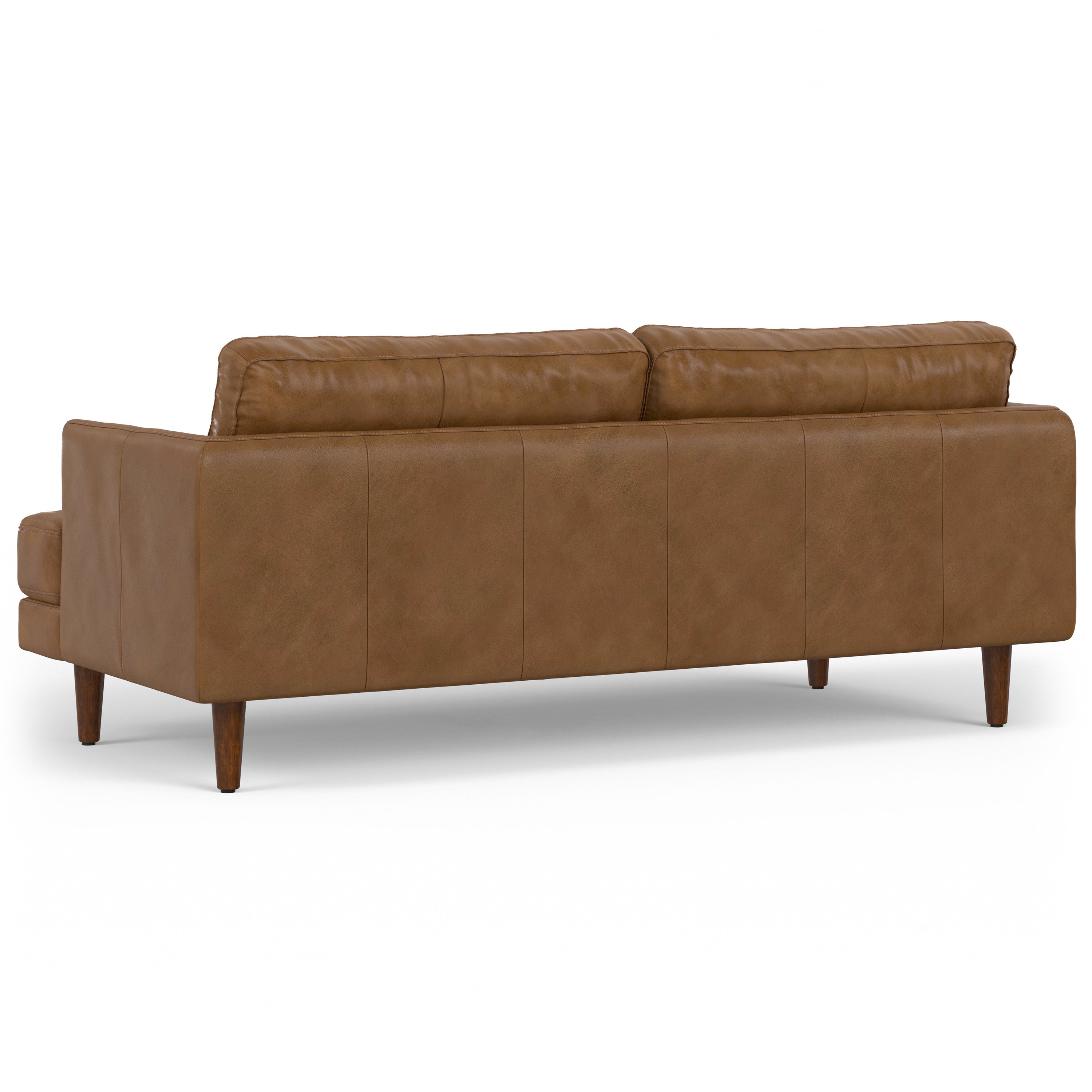 Lennox Leather Sofa – Brown