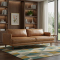 Lennox Leather Sofa – Brown