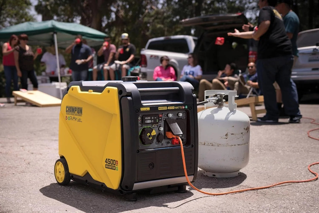 Champion 4,500-Watt Portable Dual Fuel Inverters Generators 200991