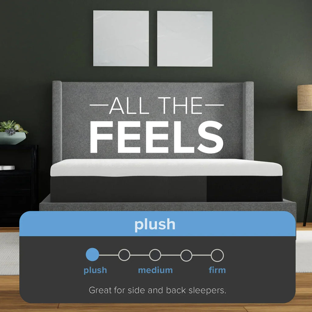 Bedplanet 12” Essentials Gel Memory Foam Mattress – Soft & Cooling (RV Ready)