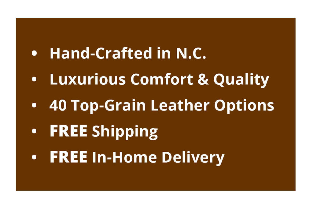 Kenilworth 84 Inch Wingback Leather Sofa