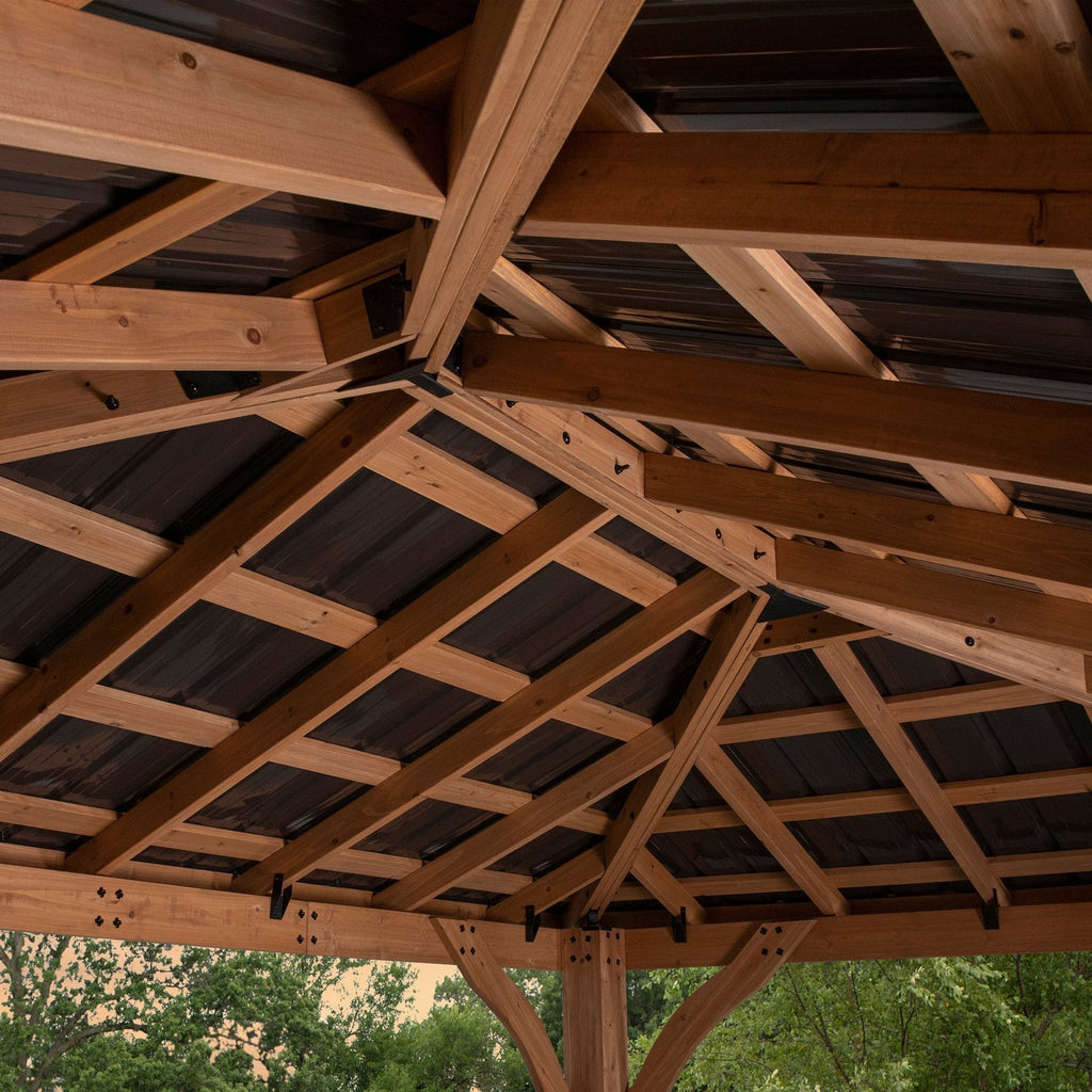 Cordova 14×10 Outdoor Gazebo with Steel Frame and Weather-Resistant Canopy