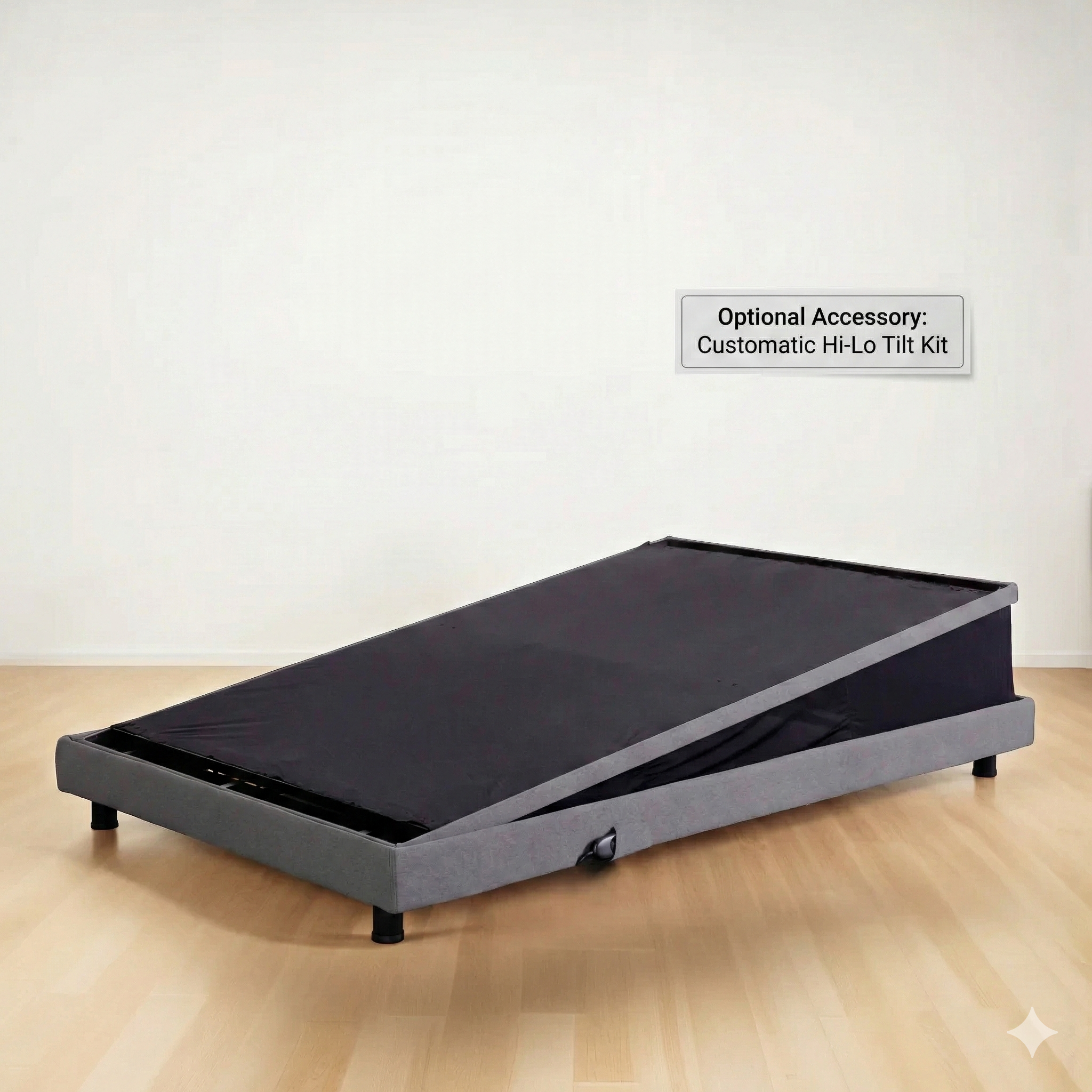 Customatic® DreamSense Harmony Adjustable Base - Dual-Zone Massage & Underbed Lighting