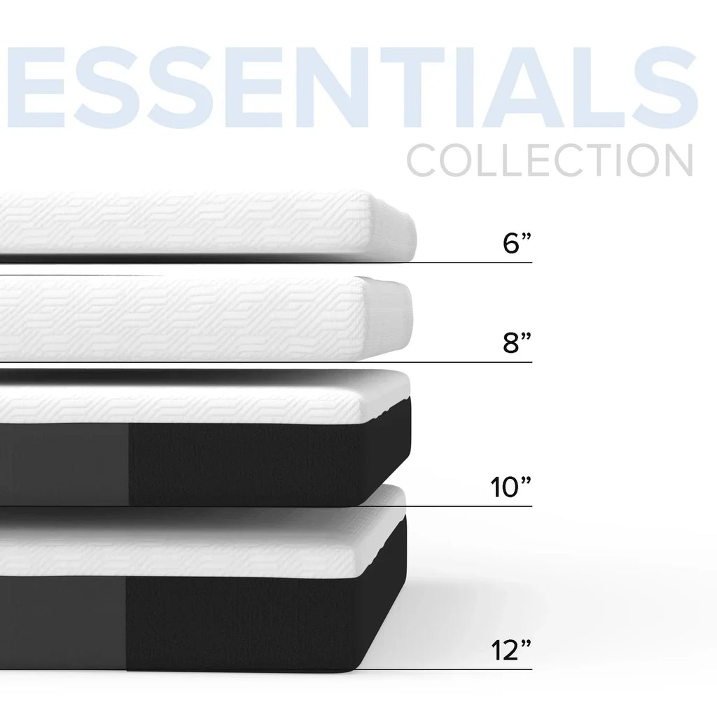 Bedplanet 12” Essentials Gel Memory Foam Mattress – Soft & Cooling (RV Ready)