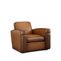 Jacques Leather Swivel Chair