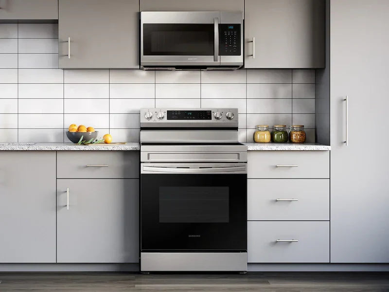 Samsung 6.3 Cu. Ft. Smart Freestanding Electric Range NE63A6311SS