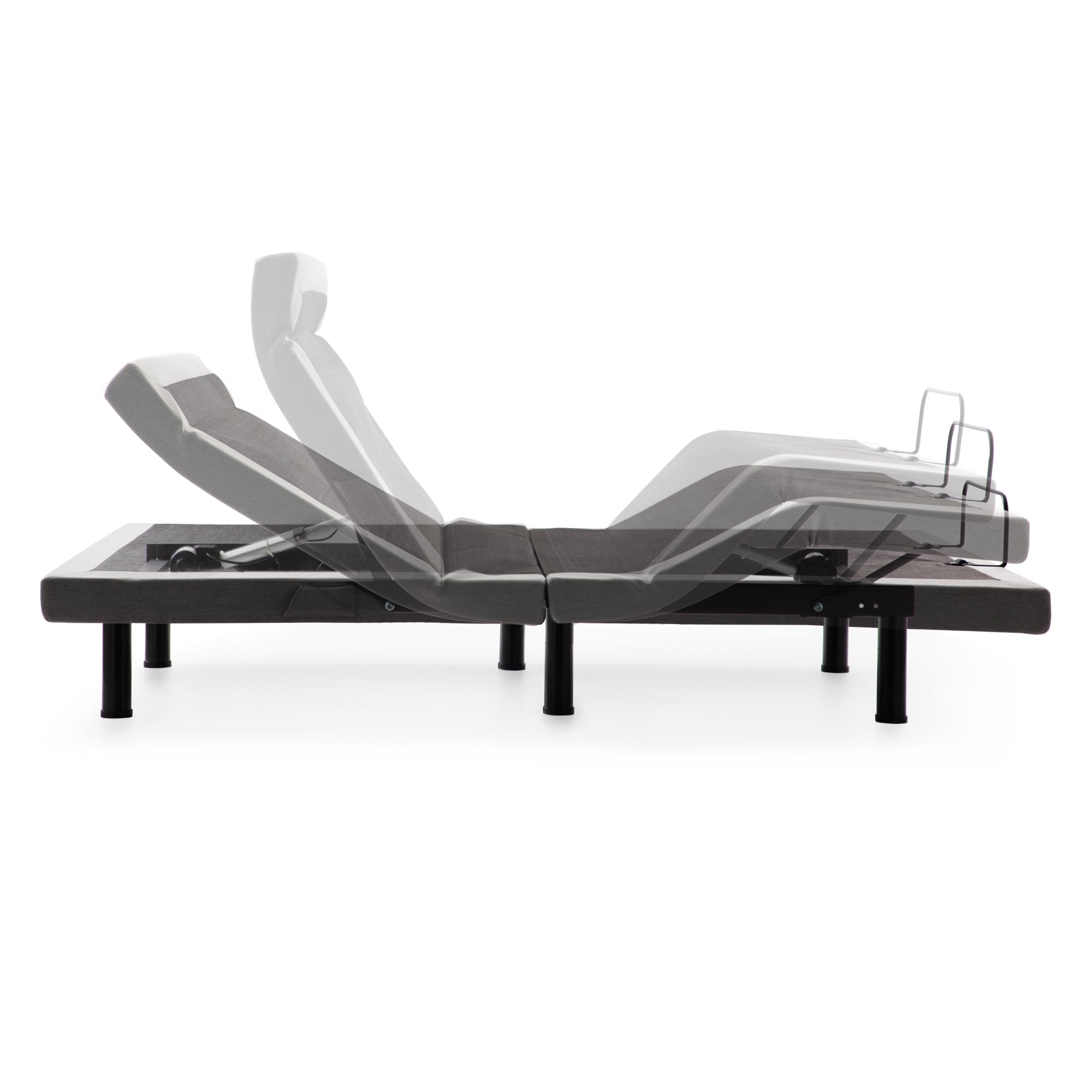 Malouf S655 Smart Adjustable Bed Base - Precision Head Tilt & Dual Massage
