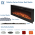 The Sideline 72 Inch Recessed Smart Electric Fireplace 80015 feature graphic 5