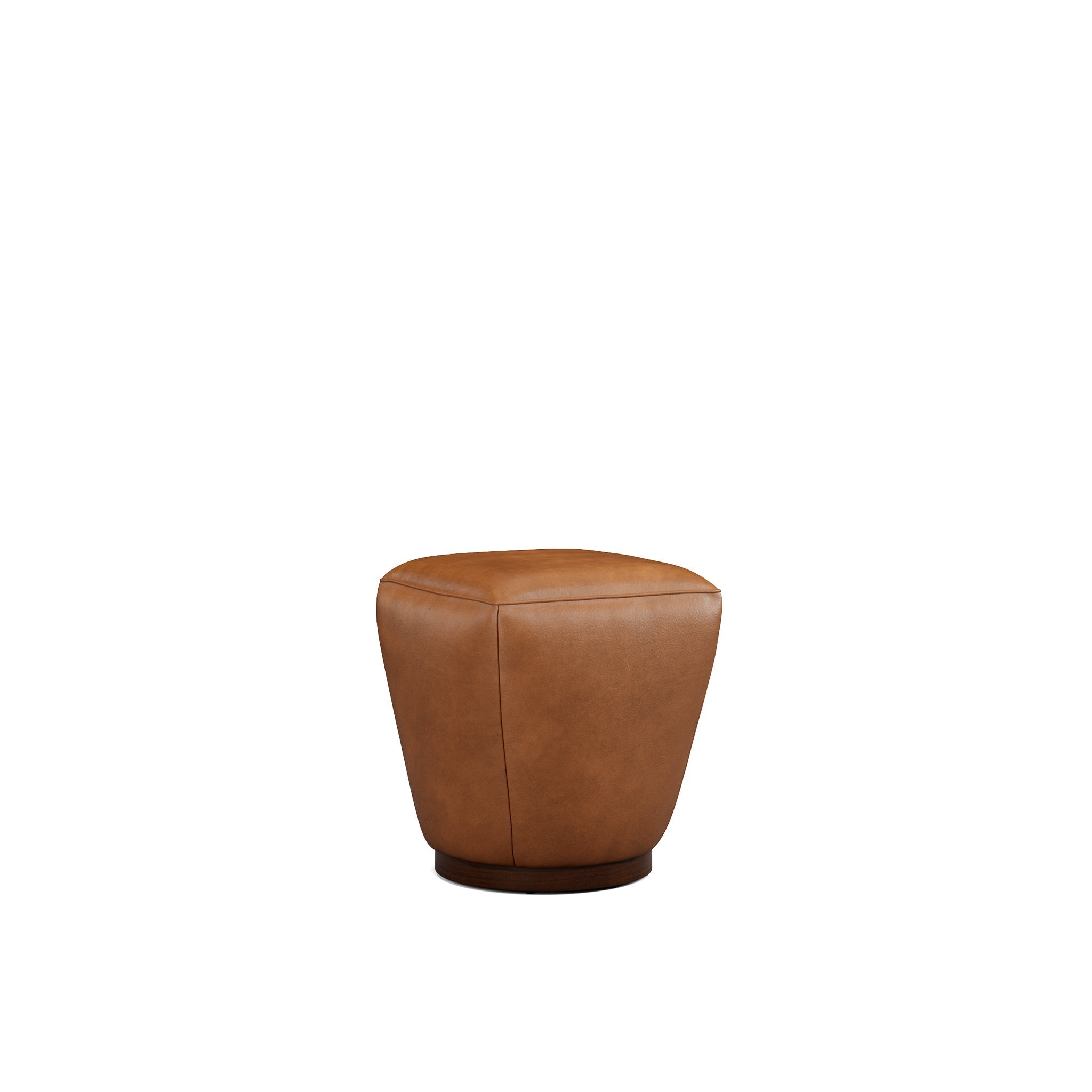 Colette Leather Ottoman