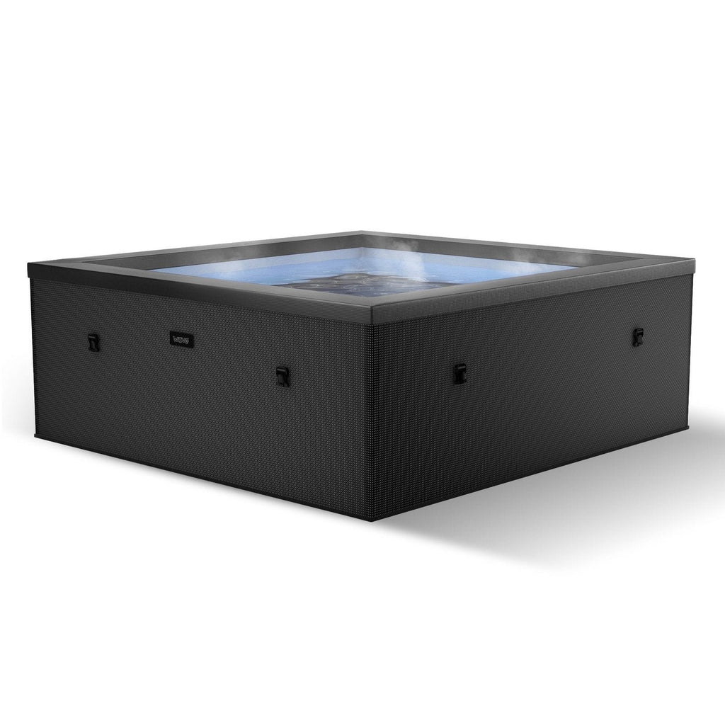 Wave Garda | 4-Person Eco Foam Hot Tub | Integrated Heater | Charcoal Black