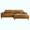 Wildwood Top-Grain Leather Sectional