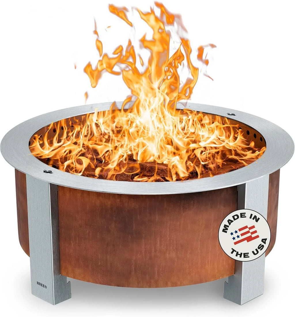 Breeo X Series 30 Smokeless Fire Pits.