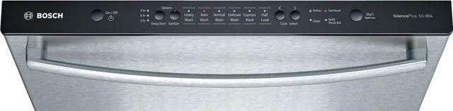 GE – 24″ Front Control Built-In Tub Dishwashers with 3rd Rack, Sanitize Cycle and 47 dBA – Stainless Steels