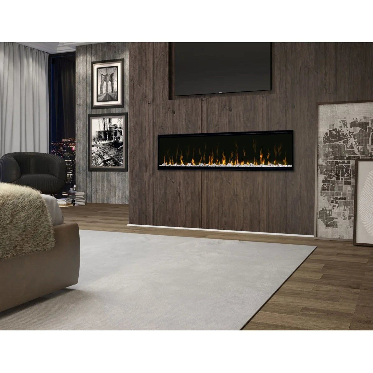 Dimplex IgniteXL 60-Inch Built-in Linears Electric Fireplaces