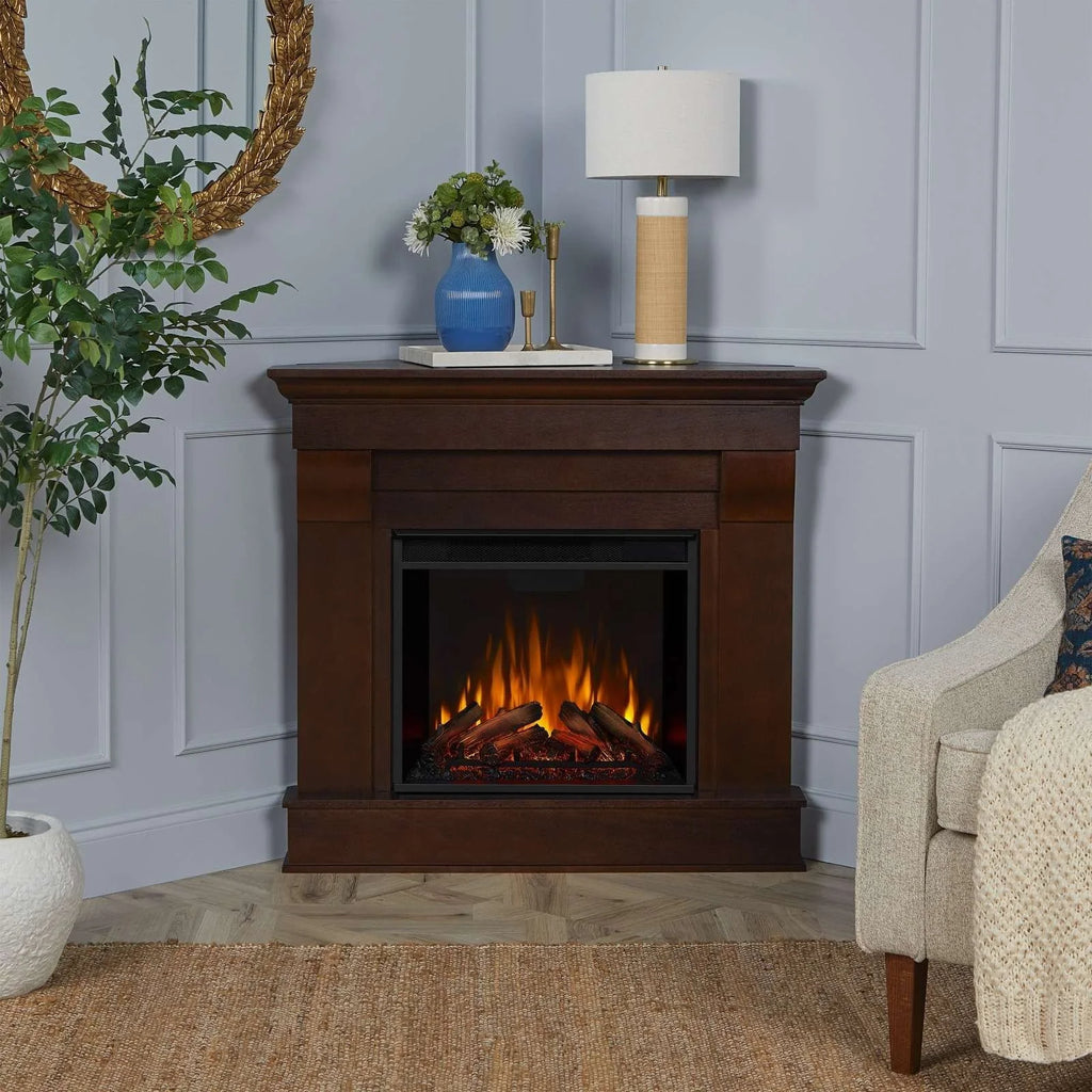Real Flame Chateau Corner Electrics Fireplace.