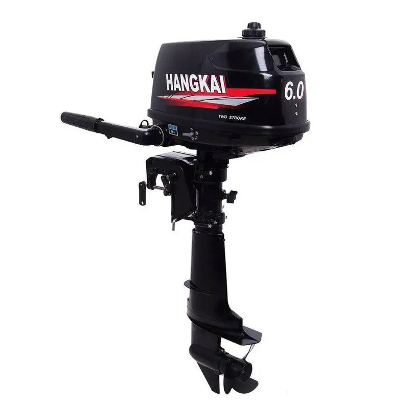 Hangkai Water Cooled 2 Stroke 6HP Outboards Motors Petrol Powered Engine