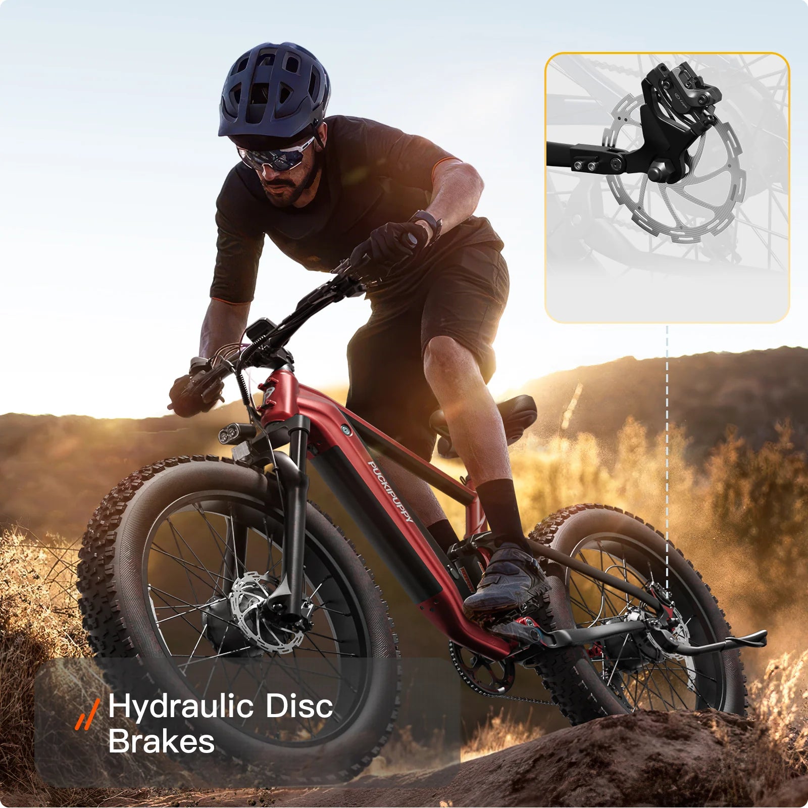 PUCKIPUPPY GoldenR Dual-Motor E-Bikes.