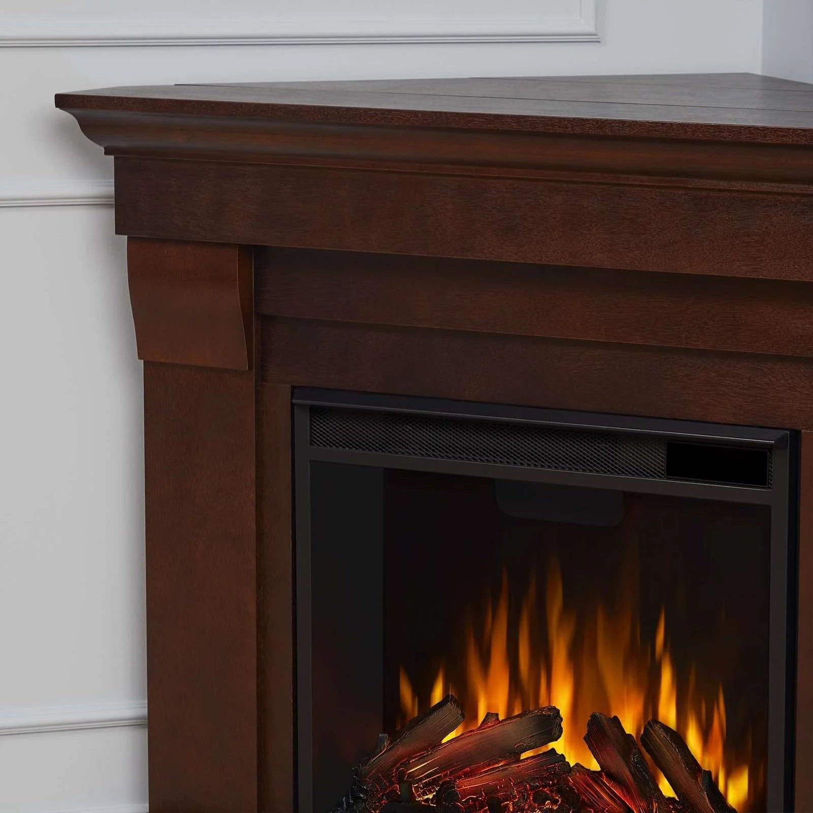 Real Flame Chateau Corner Electrics Fireplace.