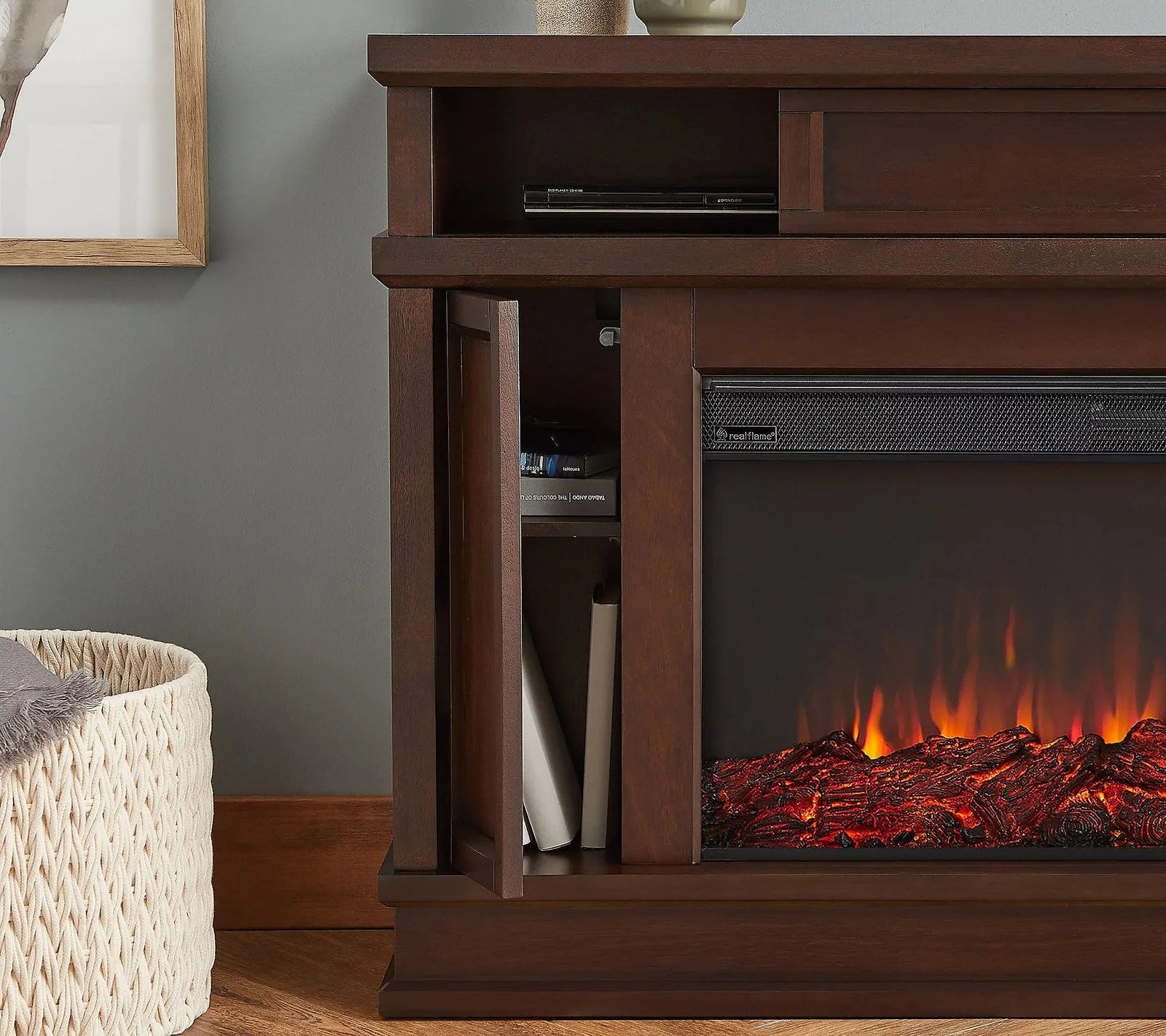 Real Flame Torrey Landscape Electric Fireplaces.